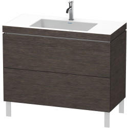 Duravit Vero Air Eiche dunkel geb&uuml;rstet 100x48cm (LC6938O7272)