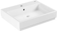 GROHE Cube Keramik Waschtisch 60 cm, Badkeramik, 3947300H, alpinwei&szlig; mit pureguard