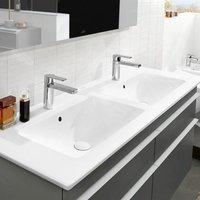 Villeroy & Boch Venticello Schrank-Doppelwaschtisch 130 x 50 cm, mit 2...