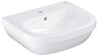 Grohe Euro Keramik Waschtisch 39336000 55cm, alpinwei&szlig;, 1 Hahnloch mit &Uuml;berlauf
