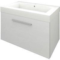 AcquaVapore City 100 Waschtisch 80 x 47,5 cm (city-100-80-V001-WT)