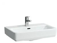 Laufen Pro S 55 / 38 cm, weiß, mit Clean Coat, mit 1 Hahnloch, mit Überlauf (H8129524001041)