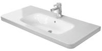 Duravit DuraStyle M&ouml;belwaschtisch 100 cm, mit 1 Hahnloch, Badkeramik,...
