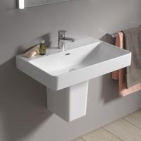 LAUFEN Waschtisch PRO S 700x465mm mit &Uuml;berlauf, 1 Hahnloch wei&szlig;