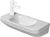 Duravit DuraStyle Handwaschbecken 50 cm, mit 1 Hahnloch rechts, Badkeramik,