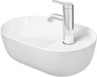 Duravit Luv Aufsatzbecken mit Hahnlochbank 42 x 27 cm, Badkeramik, 0381420000,