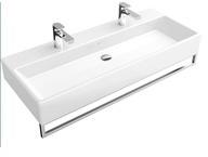 Villeroy & Boch Waschtisch Memento, 100x47cm mit Ceramicplus, ohne Überlauf mit 1 Hahnloch starwhite