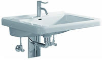 Geberit Renova Comfort Square Waschtisch 55 cm, barrierefrei 128555000, Marken,...