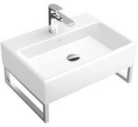 Villeroy & Boch Memento 60cm x 42cm für 3-Loch Armatur, ohne Überlauf, glossy black New Glory platinum