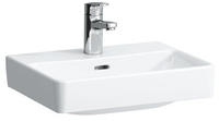 LAUFEN PRO S Handwaschbecken 45 cm, ohne Hahnloch, mit &Uuml;berlauf, Badkeramik,