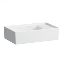 Laufen Kartell by Laufen 46 / 28 cm, mit verdecktem Ablauf weiß matt, ohne Hahnloch (H8153347571121)