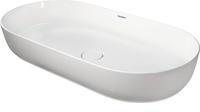 Duravit Luv Aufsatzbecken ohne Hahnlochbank 80 x 40 cm, Badkeramik, 0379802600, wei&szlig;