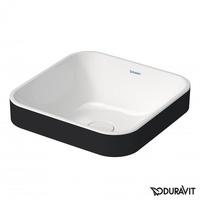 Duravit Happy D.2 Plus Aufsatzbecken 40x7x40cm anthrazit matt/weiß (2359406100)