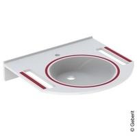 Geberit Publica rundes Design 60x55cm mit Hahnloch ohne &Uuml;berlauf wei&szlig; (500.668.01.2)