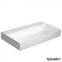 Duravit DuraSquare Waschtisch geschliffen ohne Hahnloch, 80 x 47 cm, Badkeramik,