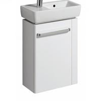 Geberit Renova Compact Unterschrank für Handwaschbecken mit Handtuchhalter rechts 44,8 x 60,4 x 25,2 cm weiß (862050000)