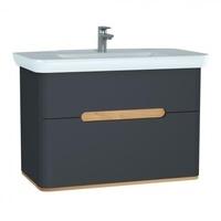 Vitra Sento anthrazit matt/eiche (60838)
