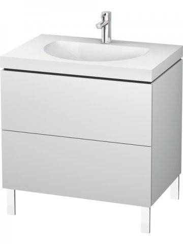 Duravit DU MWT o.Hl. c-bonded L-Cube 540x1000mm stehend,2 Auszüge,S,weiß hochglanz