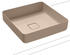 bahamabeige, beige: Kaldewei Miena 3184 eckig 40cm Perl-Effekt