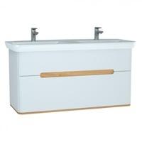 Vitra Sento Set 130 cm, 2 Laden, Wei&szlig; Matt, 61187 61187