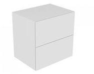 Keuco EDITION 11 Sideboard 700 x 700 x 535 mm Weiß Hochglanz