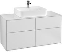 Villeroy & Boch V&B Waschtischunterschrank FINION 1200x603x501 mm Abdpl wh/wh matt