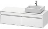 Duravit DU WTU wandh&auml;ngend Ketho 550x1400x426mm 2 Ausz&uuml;ge, f&uuml;r ASB li., weiss hochglanz