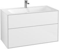 Villeroy & Boch Finion Waschtischunterschrank 99,6 cm, mit 2 Ausz&uuml;gen, Badm&ouml;bel,