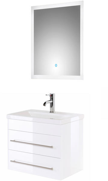Posseik Carpo 60 S LED Spiegel weiß hochglanz (CARPO60S000101)