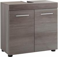 Trendteam Waschbeckenunterschrank Runnerbad Rauchsilber 58 X 57 X 30 Cm