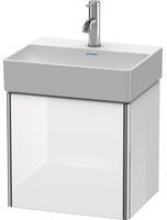 Duravit XSquare Waschtisch-Unterschrank XS4060R8585 43,4x39,7x34cm, T&uuml;r rechts, wei&szlig; hochglanz