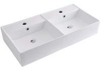 Hudson Reed Doppelwaschbecken Rechteckig 820mm x 420mm - Halwell