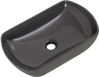Fackelmann NEW YORK Aufsatzbecken 50 x 31 cm, Badkeramik, 84908, grau