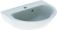 Geberit Renova Handwaschbecken Mit Asymmetrischem &Uuml;berlauf, 50x17,3x40cm, Hahnloch