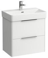 Laufen Base Waschtischunterschrank, 2 Schubladen, für Waschtisch 818959, Farbe: Snow (weiß matt)