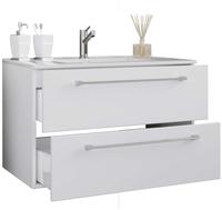VCM Badm&ouml;bel Waschtisch Badinos Wei&szlig; H. 52 x B. 80 x T. 46 cm