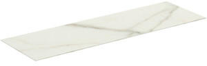 Ideal Standard Keramikkonsole 160 x 50,5 cm Conca B: 158,5 T: 50,5 H: 0,6 cm marmor calacatta