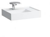 Laufen Laufen Kartell Waschtisch, 3 Hahnl&ouml;cher, ohne &Uuml;berlauf, Ablage rechts, 600x460mm, H810334, Farbe: Wei&szlig; - H8103340001581