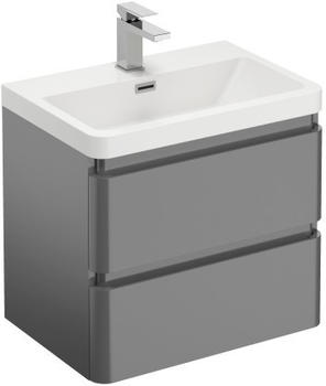 Treos Serie 920 Waschtisch mit Waschtischunterschrank graphit (920.05.0607)
