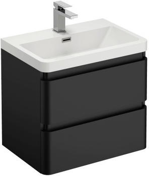 Treos Serie 920 Waschtisch mit Waschtischunterschrank schwarz (920.05.0606)