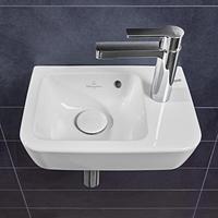 Villeroy & Boch O.novo Handwaschbecken compact 36 x 25 cm mit &Uuml;berlauf, Becken...