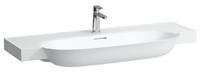 Laufen The New Classic M&ouml;bel 120 / 48 cm, wei&szlig; matt, mit 1 Hahnloch, mit &Uuml;berlauf (H8138587571041)