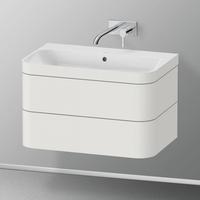 Duravit Happy D.2 Plus Waschtisch mit Waschtischunterschrank mit 2 Ausz&uuml;gen, HP4637N3939