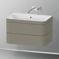 Duravit Happy D.2 Plus Waschtisch mit Waschtischunterschrank mit 2 Ausz&uuml;gen, HP4637N9292
