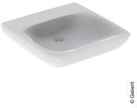 Geberit Renova Comfort Waschtisch 55 x 55 cm, barrierefrei, Badkeramik, 500.913.00.1,