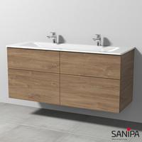 Sanipa 3way 130x48,7x58,2cm Eiche-Kansas SM20859
