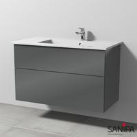 Sanipa 3way 95,5x47,7x59,1cm Anthrazit-Glanz rechts SF32679