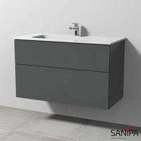 Sanipa 3way 97x46x58,2cm Anthrazit-Matt mittig SM48122