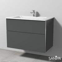 Sanipa 3way Waschtisch mit Waschtischunterschrank mit 2 Auszügen, BR20222