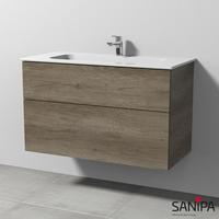 Sanipa 3way 97x46x58,2cm Eiche-Nebraska mittig SM48137